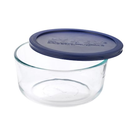Pyrex Round Glass Storage Dish with Lid 6017397